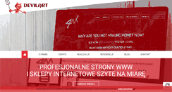 Desktop Screenshot of devilart.pl